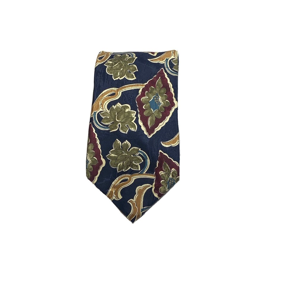 Cellini neck Tie Made in USA Fabric printed in Italy 100% Silk